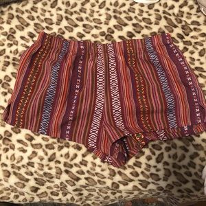 Forever 21 Aztec print shorts